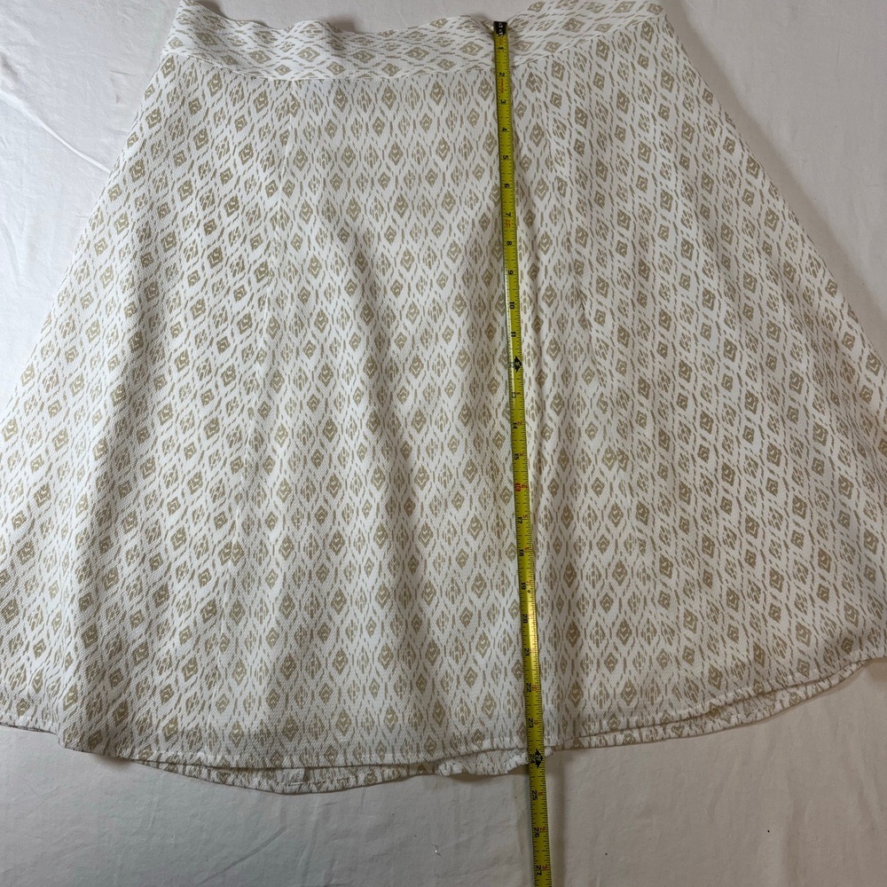 Pendleton White Beige Patterned Aline Linen Cotto… - image 3